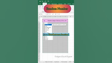 Random number 100 to 150 💯😱  #excel #shorts #ytshorts #exceltips