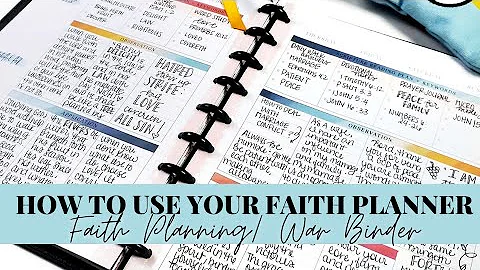 7 Ways To Use Your Faith Planner| The Happy Planne...