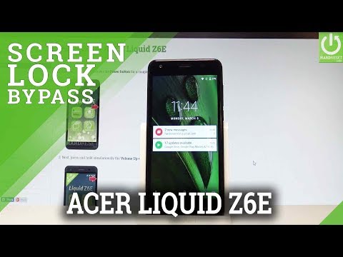 How to Hard Reset ACER Liquid Z6E - Bypass Screen Lock / Wipe Data