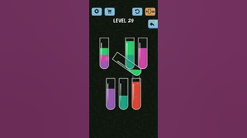 water color sort || gameplay || level 29