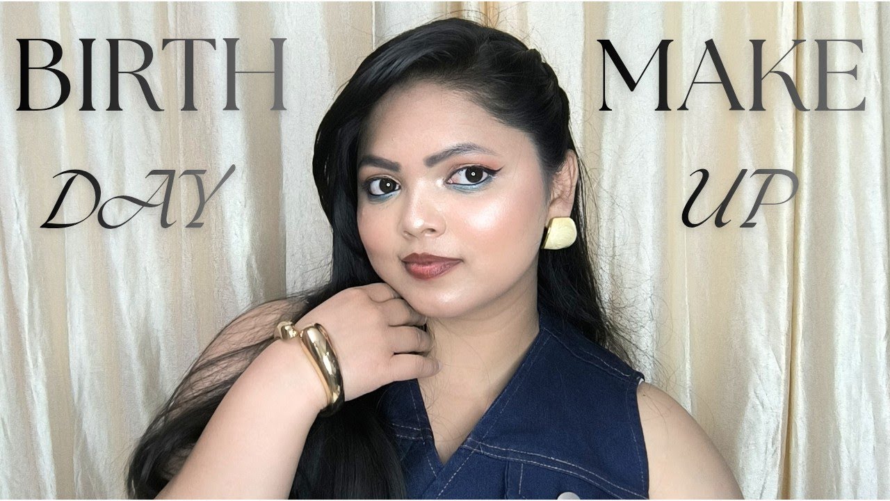 Full Glam Makeup Look 💄✨ | My First YouTube Video | Birthday Makeup Tutorial