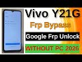 Vivo Y21G (V2152) Google Frp Unlock Android 13 /14 WITHOUT PC 2026 easy method