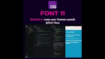 🌟📢🚀CURSO CSS  GRATIS  💰💰 👀🧐APRENDE A USAR FUENTES DE  DAFONT  CON @font-face EN TU WEBPAGE 💎✔ 🌟📢🚀