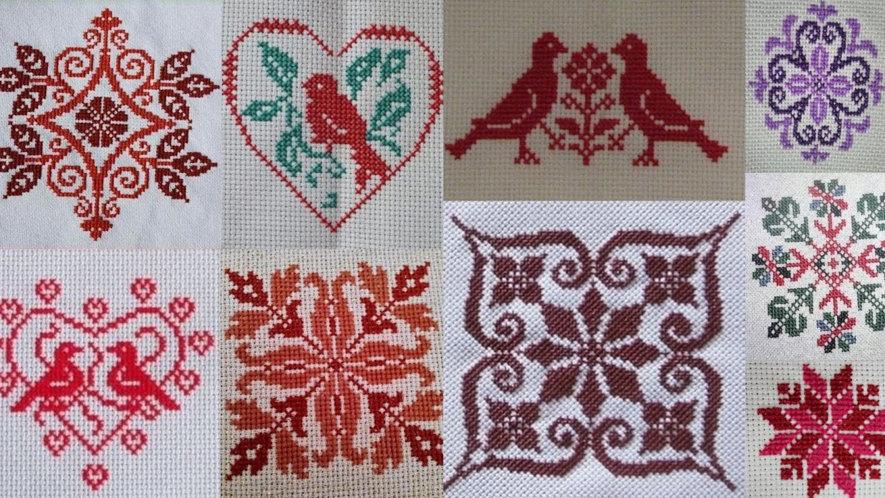 Parttan 25+ Beautiful Crossstitch Parttan For Dussuti, Sittingmat, Doormat ...