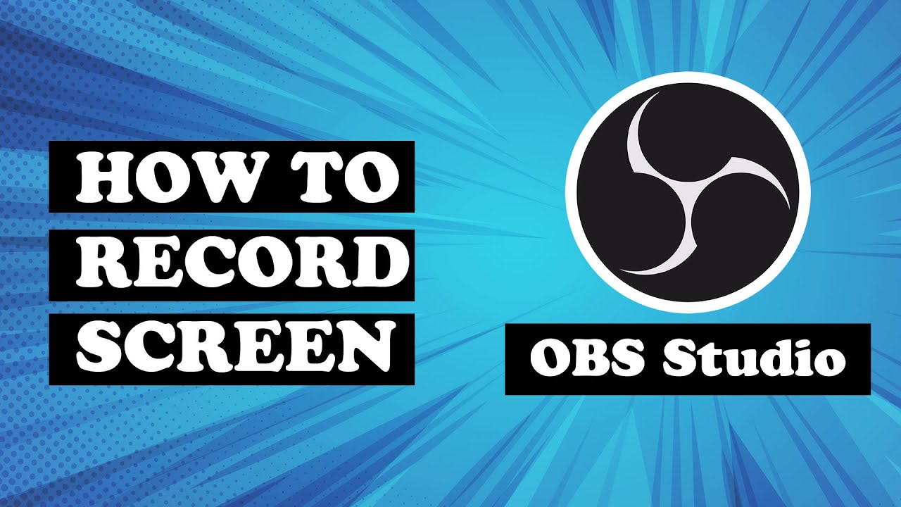 How to Record Screen on PC for FREE using OBS - YouTube