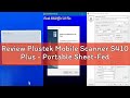 Review Plustek Mobile Scanner S410 Plus - Portable Sheet-Fed Document Scanner - for Windows 7 / 8 /