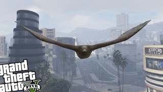 GTA 5 PC - Explosive Bird Poop MOD (Hilarious Mod) screenshot 4