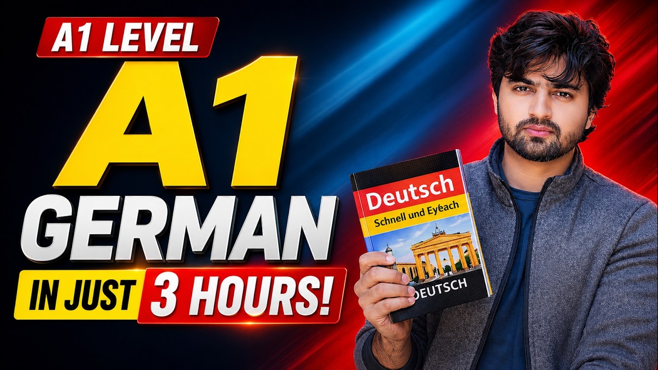 Learn German A1 in just 3 Hours – Complete Step-by-Step Guide for Absolute Beginners