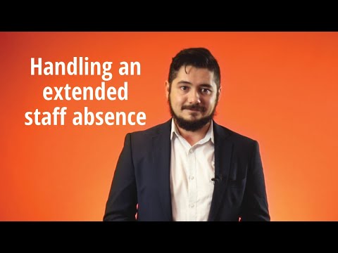 Handling an extended staff absence