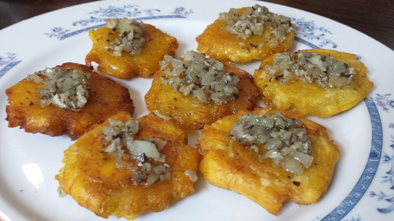 receta tostones al ajillo a lo chino