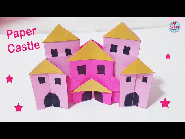 Paper Castle | Origami Castle | How to make Paper Castle | @CraftStack class=
