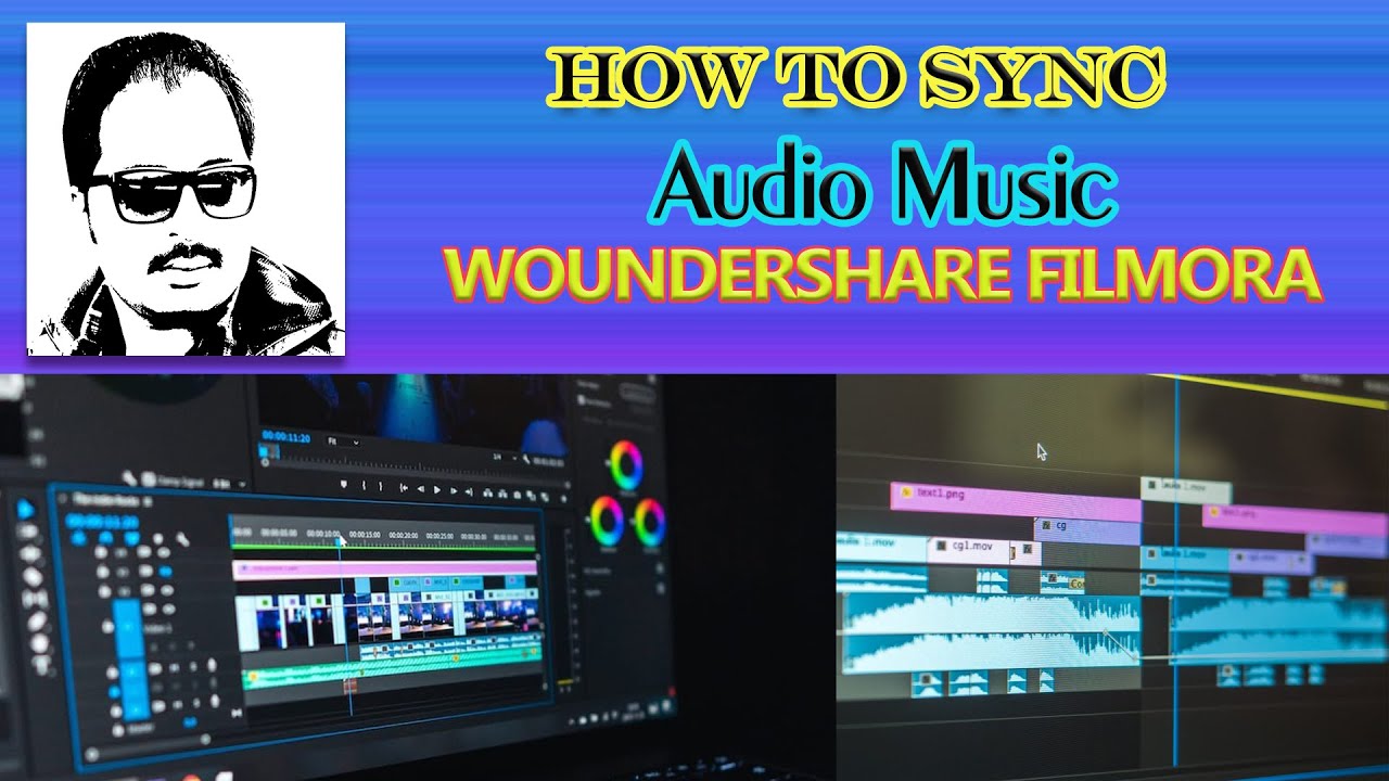 How to Sync Audio Music & Track in Woundershare Filmora YouTube