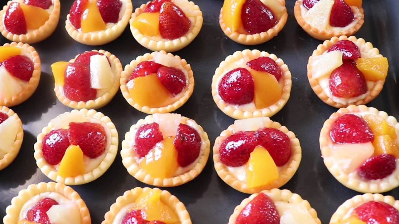 ميني تارت بالفواكه  Mini tartelettes aux fruits  😍😍😍