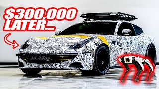 *HOW TO SPEND $300,000 ON A RALLY* BUILD AN INSANE V12 FERRARI & ROBOT DOG + Messing With VINWIKI