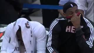 Funny LeBron James and Dwyane Wade Holding their Hard Laughs