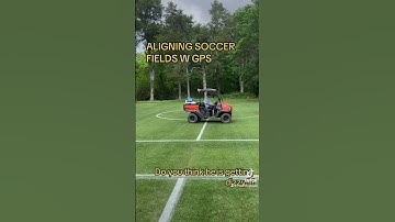 Setting up and/or moving your sports fields with GPS is as easy as pressing a button.