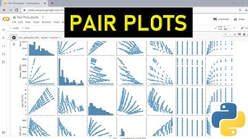 Python 8: Pair Plots