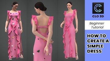 How to create a dress in CLO3D/Marvelous designer