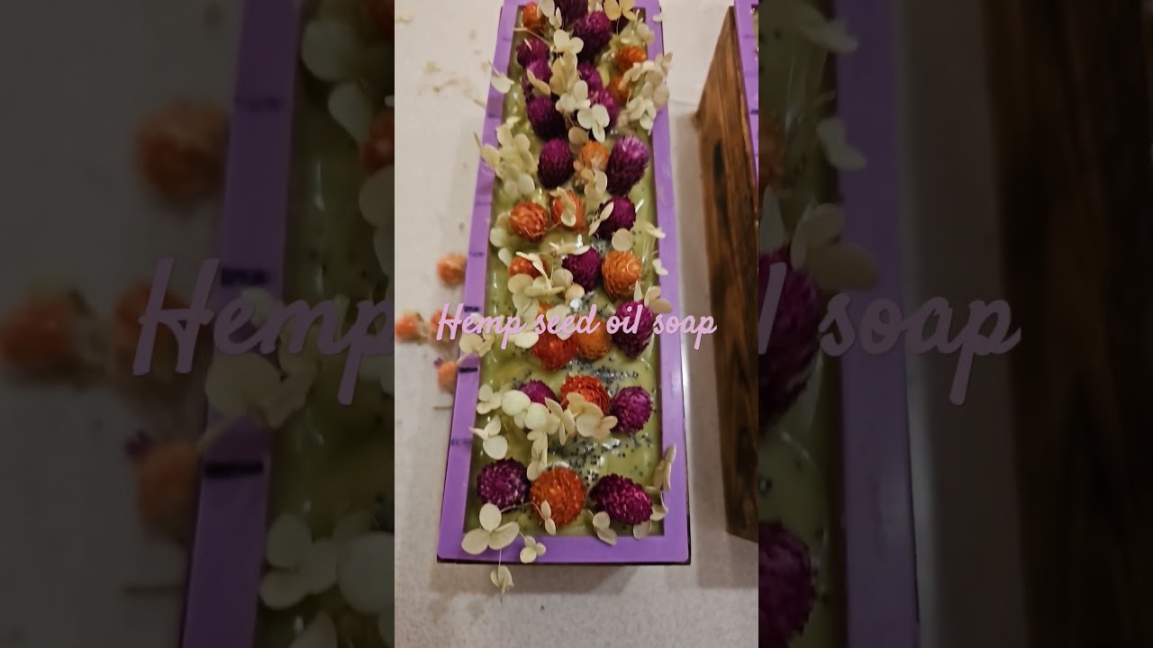 DIY Hemp Seed Oil Soap 