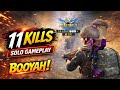 11 KILLS SOLO BOOYAH 😱 | MASTER RANK GAMEPLAY | Free Fire Max 🔥