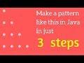 Making Pyramid Pattern in Java in just 3 simple steps | Java Beginner | Code With Z