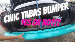 BUMILI AKO NG FLOODED HONDA CIVIC | EPISODE 12 | TABAS REAR BUMPER | MORE POWER???