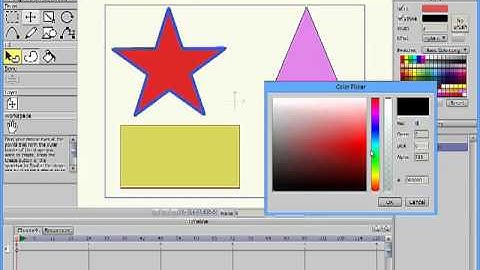 Anime Studio 9 Tutorial: Select Shape Tool