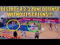 How to destroy a 23 zone defense without screens  basketball breakdown concepts