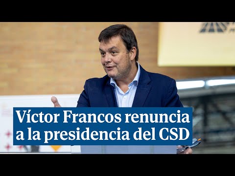 Víctor Francos anuncia por sorpresa su renuncia a la presidencia del Consejo Superior de Deportes