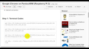 Google Chrome on PardusARM (Raspberry Pi 2)