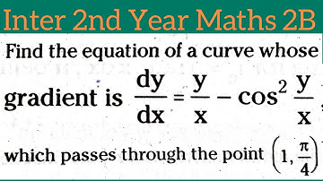 problem on homogeneous equation in telugu@maths naresh eclass