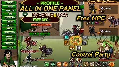 Cheat Ninja Saga Free NPC & Control Party (Recruit Friends ) work 100%