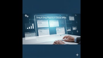 Drag & Drop Reports in Oracle APEX | Interactive Dashboards & Step-by-Step Tutorial