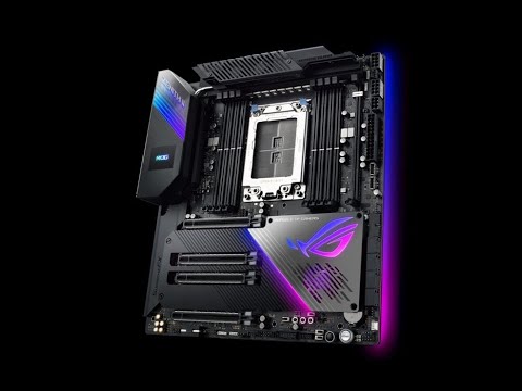 UNBOXING ASUS ROG ZENITH II EXTREME ALPHA GAMING MOTHERBOARD TRX40 // WITH RGB TEST //