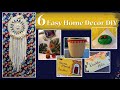 6 Easy Home Decor DIY || Amazing Crafts || Easy DIY