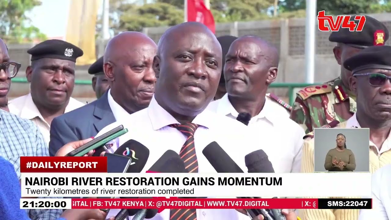 Nairobi Rivers Commission reclaims riverbanks with twenty kilometres of river restoration completed