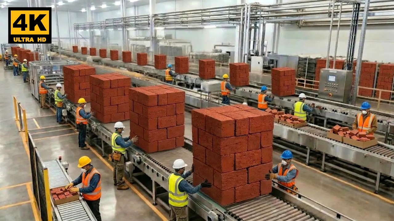 From Clay to Brick: Inside the Brick Factory Production Process - YouTube