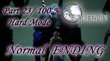 ♡ Valkyrie Elysium Part 23 [ FINAL BOSS + NORMAL ENDING] 100% Hard Mode Walkthrough/ Platinum ♡