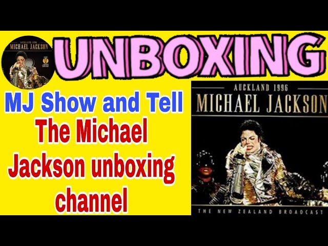 Michael Jackson - Auckland: HIStory Tour  (Live Broadcast Album) 1996 Unboxing | MJ Show and Tell