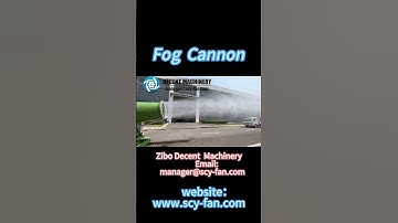 What Power Sources Are Available for Fog Cannons? #sustainableengineering #decent #fog