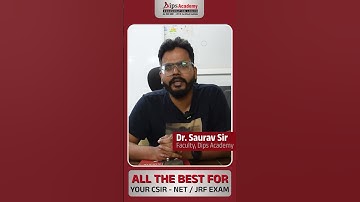 Wishing all CSIR NET aspirants the very best! #sauravsir #shorts #reels #netjrfexam