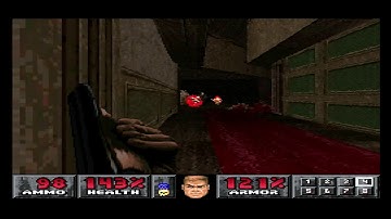Doom (PS1) MAP 58: The Mansion (100%)