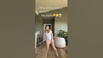 *Cringe warning* why I don’t post my drafts🤦‍♀️#funny#draft #shorts