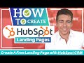 HOW TO CREATE A LANDING PAGE for free | HubSpot Tutorial for Beginners