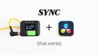 Timecode MYTHS & Sync WORKFLOWS for DaVinci Resolve + Deity TC1