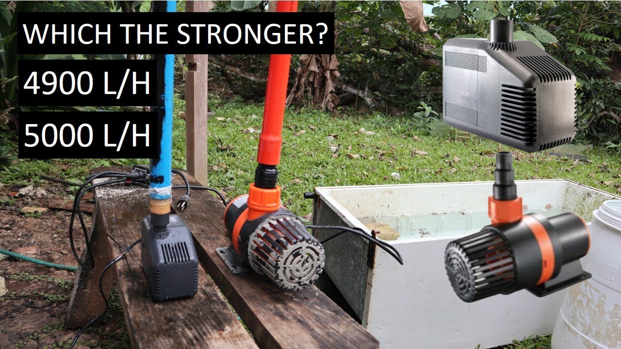 AQUARIUM SUBMERSIBLE PUMP REVIEW RIO 20HF FLOW AND WATTAGE TEST YouTube