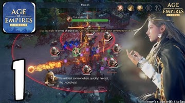 Age of Empires mobile - Tutorial Gameplay Walkthrough part 1 [Android iOS]