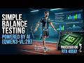 VLM for biomechanics - qwen3 analysis of video processed with mediapipe