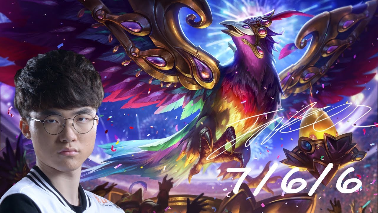 SKT Faker Stream: Faker Anivia KDA 7/6/6, Jan 07 2019.