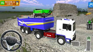 Offroad Construction Dump Truck Driving Simulator 2021 - Quarry Driver 3: #3 - Android Gameplay screenshot 5